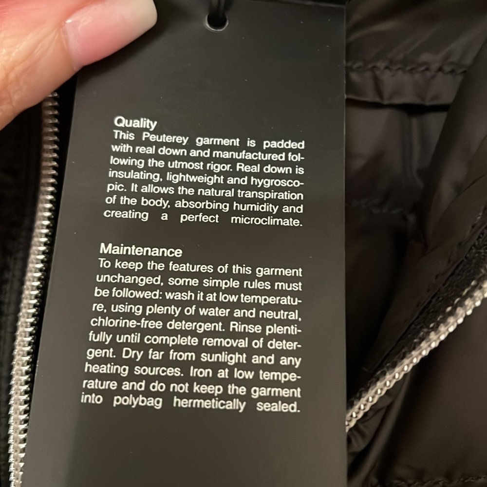 NWT Peuterey Goose down coat - Picture 7 of 8